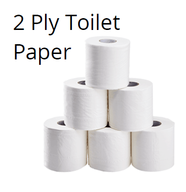 2 Ply Toilet Paper